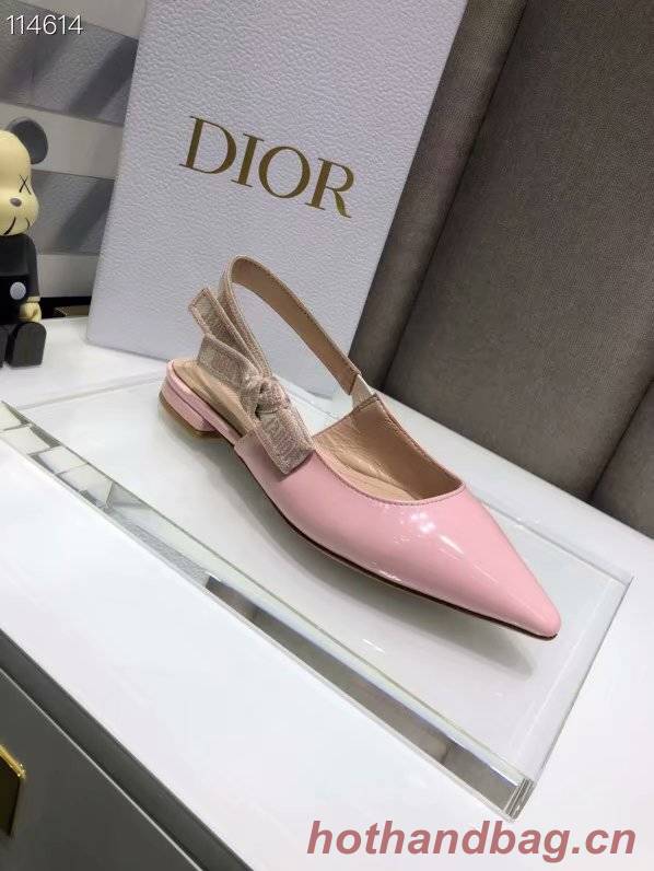 JADIOR SLINGBACK BALLERINA FLAT Calfskin Dior770DJ-3