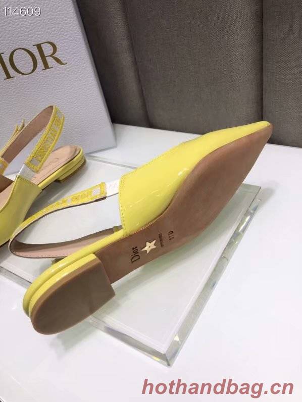 JADIOR SLINGBACK BALLERINA FLAT Calfskin Dior771DJ-3