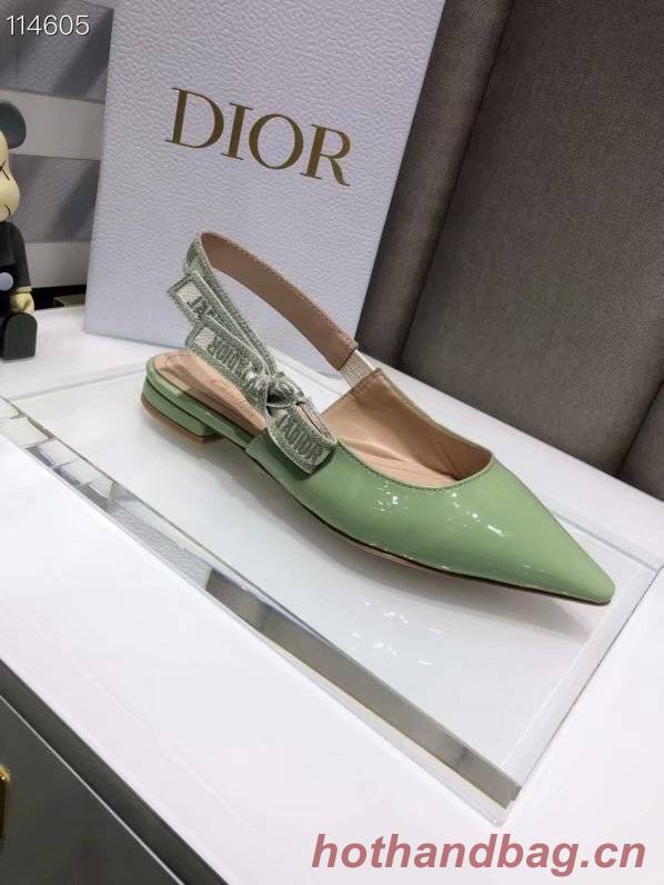 JADIOR SLINGBACK BALLERINA FLAT Calfskin Dior772DJ-3