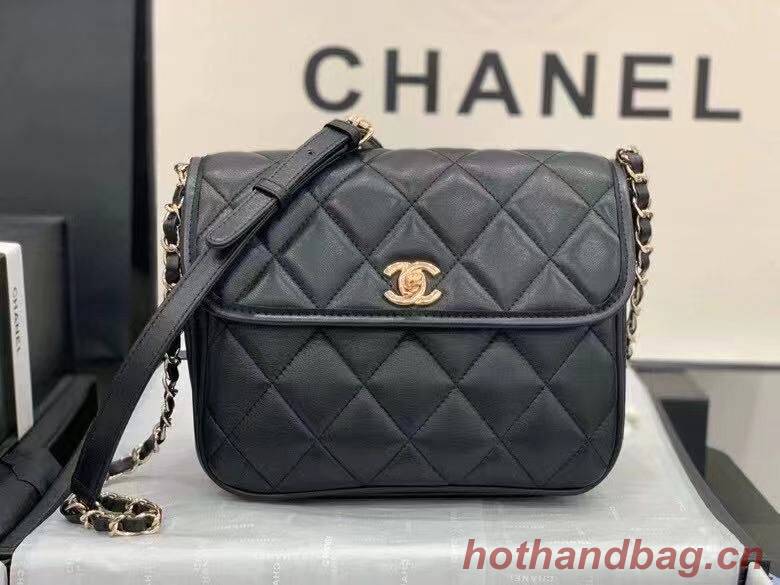 Chanel Cross-body Original Leather Bag AS2447 Black