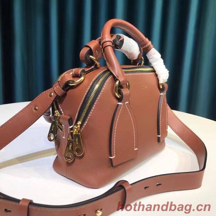 Chloe Original Calfskin Leather Bag 6C081 brown