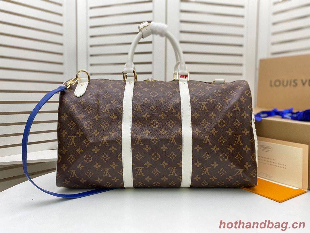 Louis Vuitton KEEPALL BANDOULIERE M41416 M41414 Brown