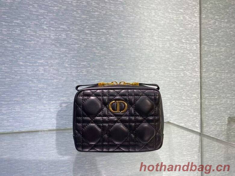 DIOR Black Cannage Supple Calfskin C2171