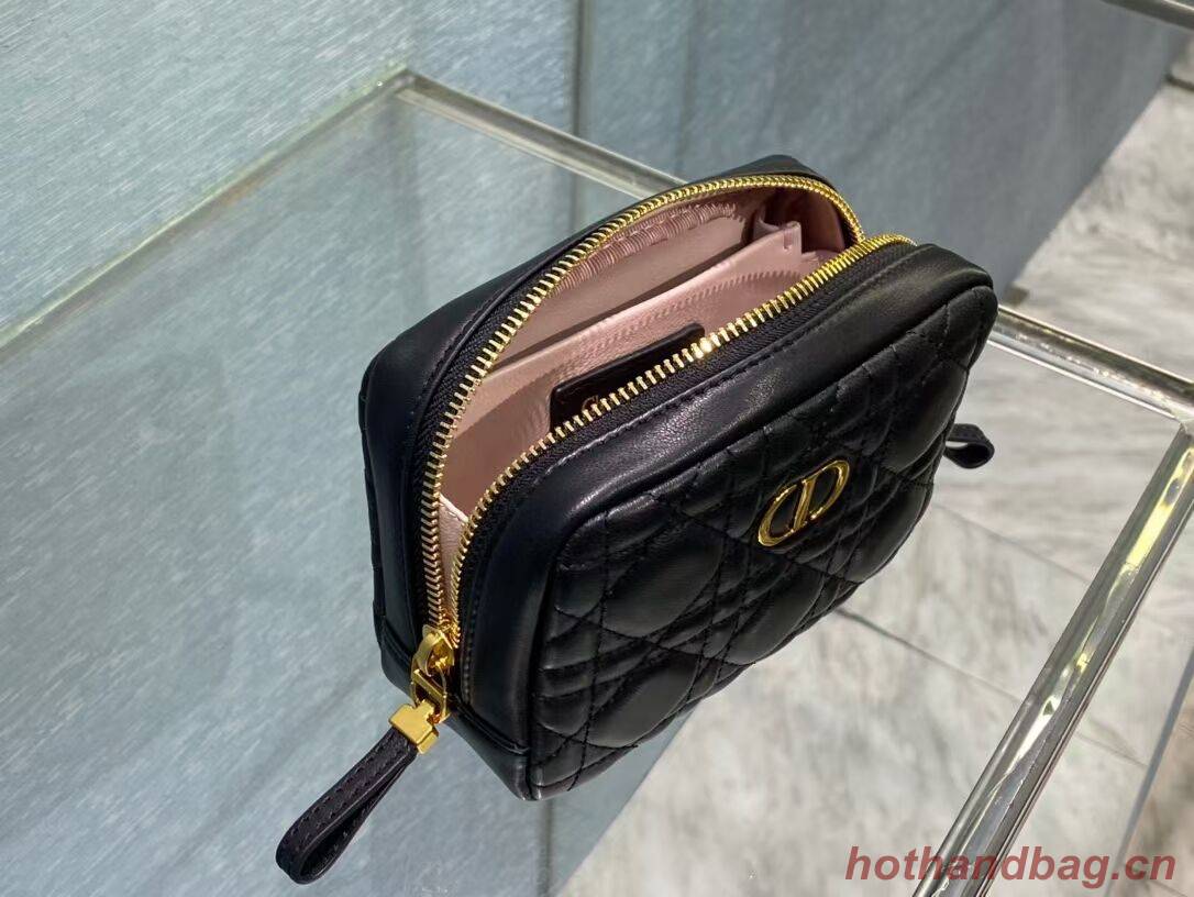 DIOR Black Cannage Supple Calfskin C2171