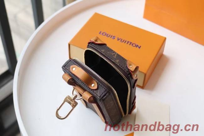 Louis Vuitton KIRIGAMI POUCH BAG CHARM AND KEY HOLDER M80221 brown