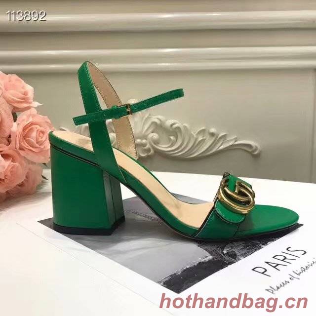 Gucci Leather Double G sandal GG1690TX-1 7CM height