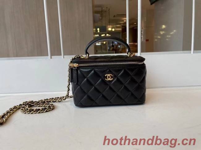 Chanel Original Small classic chain box handbag AP2199 black