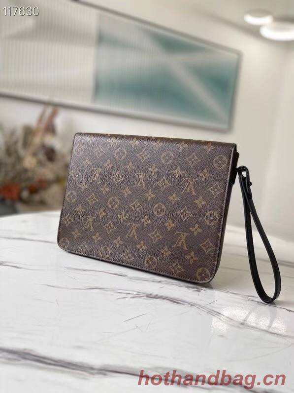 Louis Vuitton Original Monogram Canvas Zipper Clutch bag M80560 black