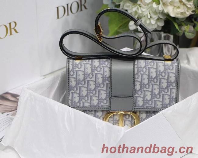 Dior 30 MONTAIGNE BAG Oblique Jacquard M9203UT Gray