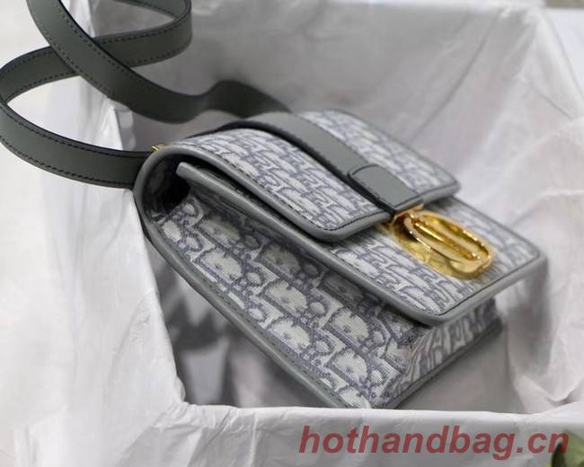 Dior 30 MONTAIGNE BAG Oblique Jacquard M9203UT Gray