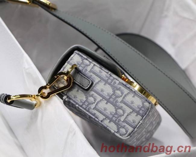 Dior 30 MONTAIGNE BOX BAG Oblique Jacquard M9204UT Gray