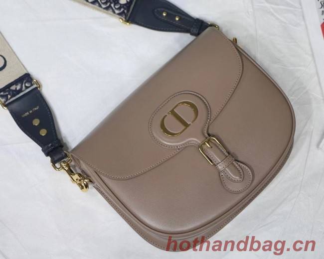 MEDIUM DIOR BOBBY BAG Warm Taupe Box Calfskin M9319U