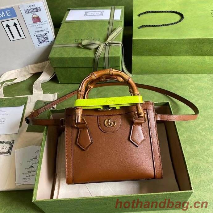 Gucci Diana mini tote bag 655661 brown