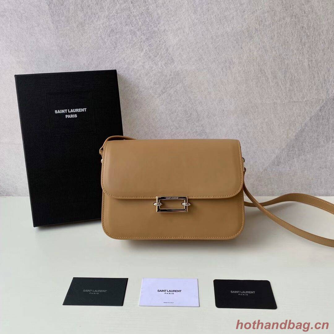 Yves Saint Laurent Calf leather cross-body bag Y357624 BROWN GOLD