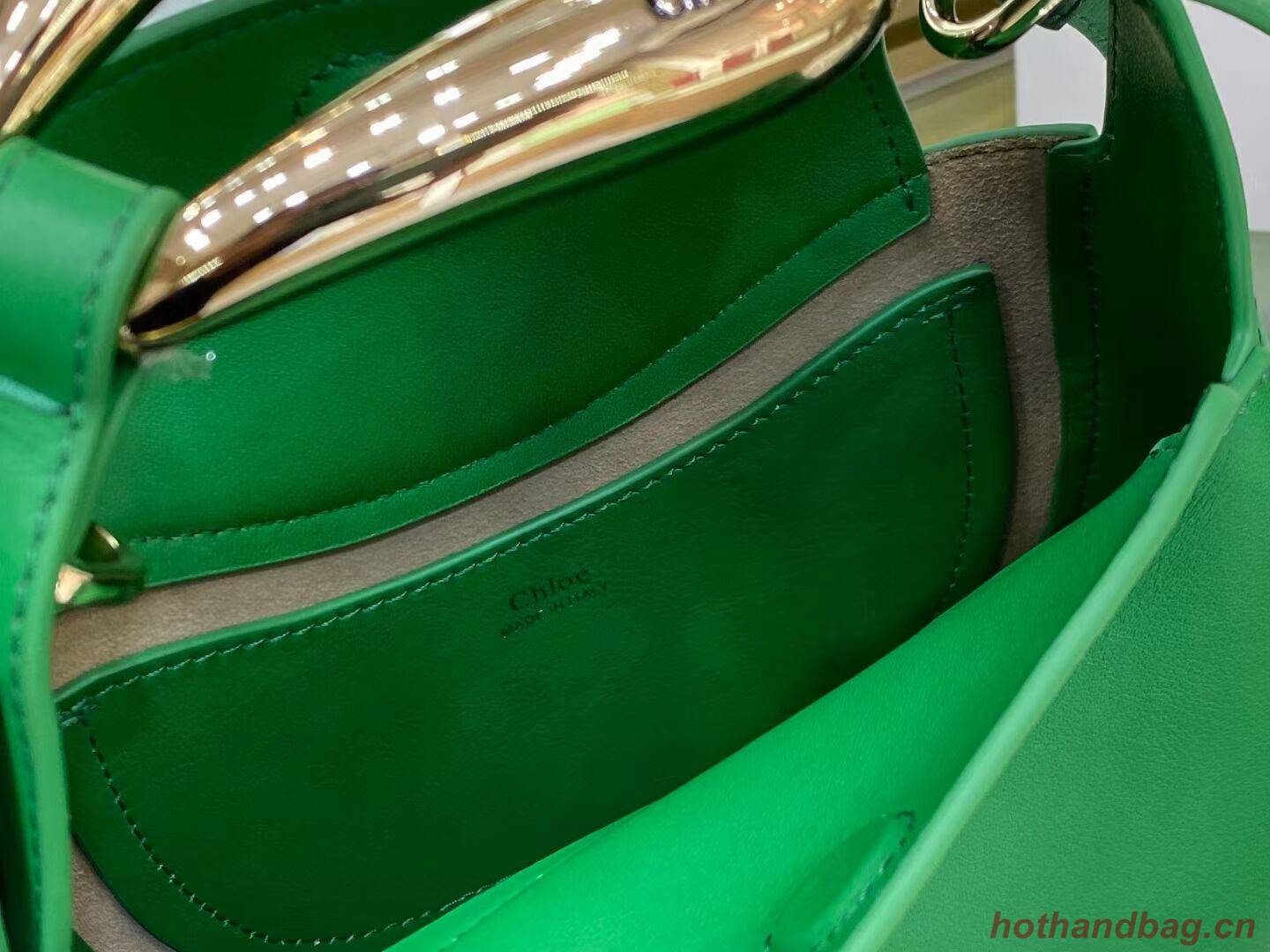 Chloe Original Calfskin Leather Bag 3S1350 green