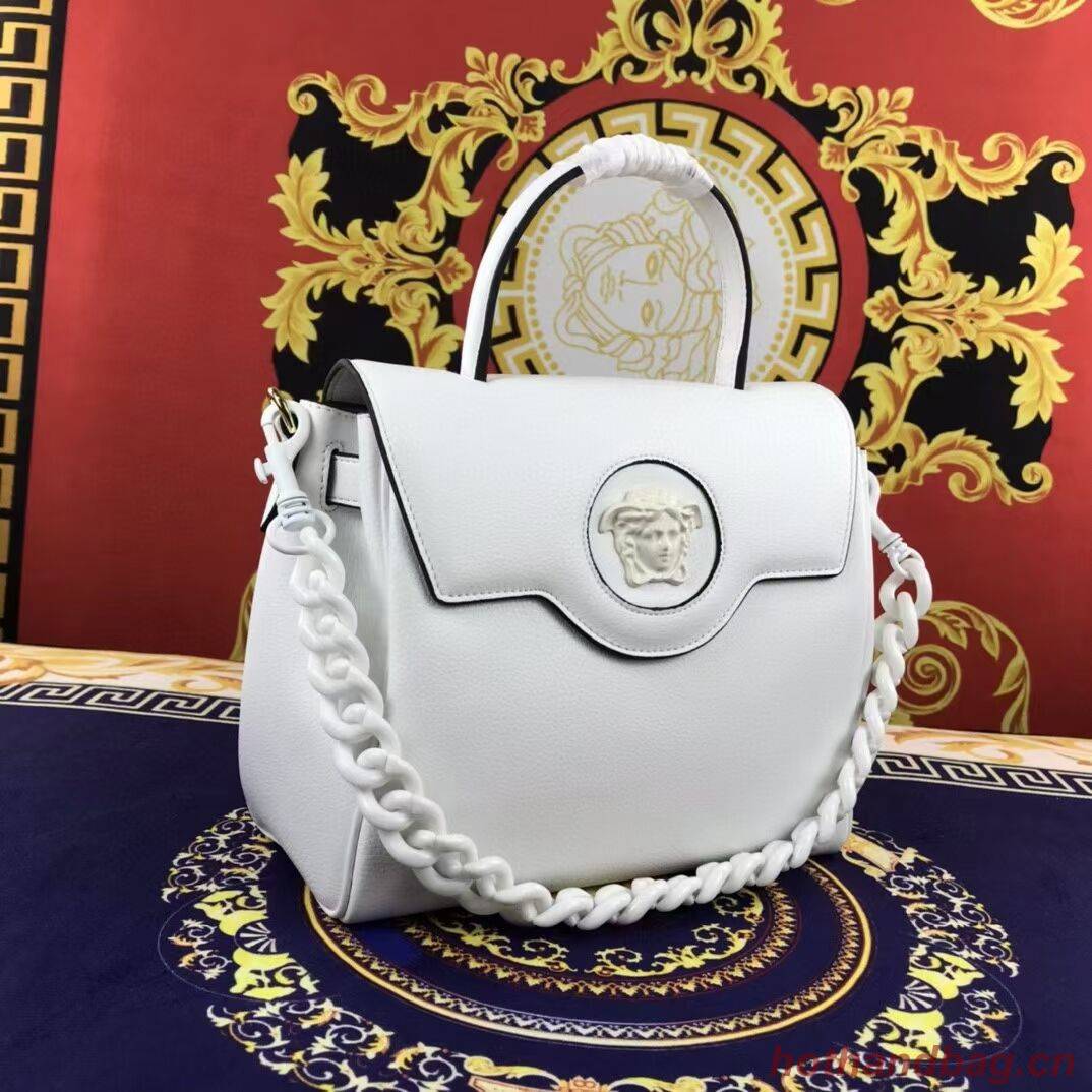 Versace Original medium Calfskin Leather Bag FS1041 white