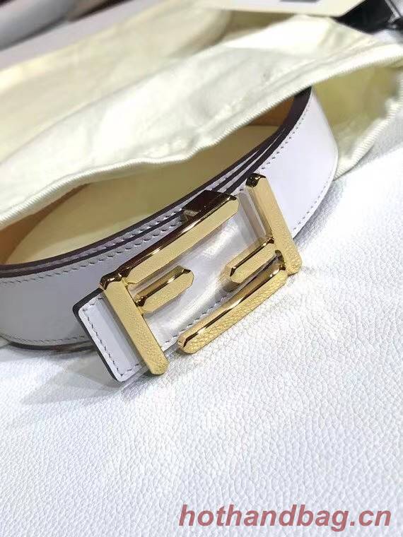 Fendi Leather Belt F2377 30mm