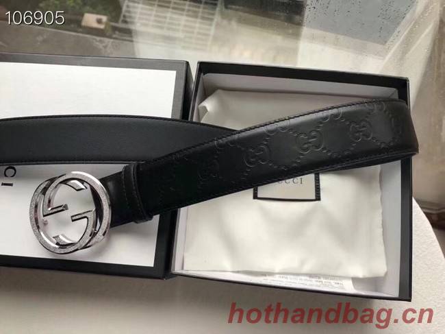 Gucci Reversible Signature leather belt 473030 