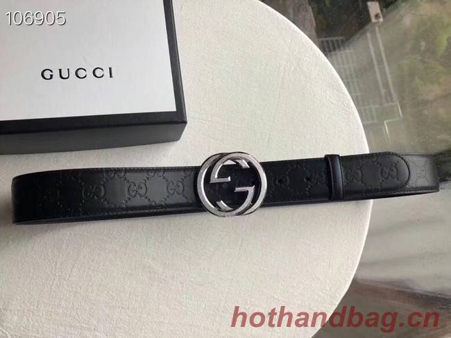 Gucci Reversible Signature leather belt 473030 