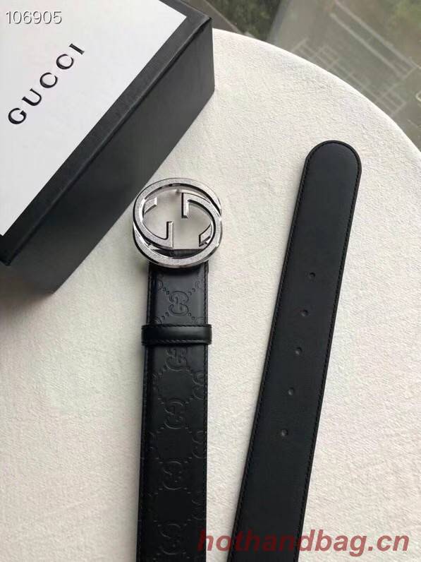 Gucci Reversible Signature leather belt 473030 