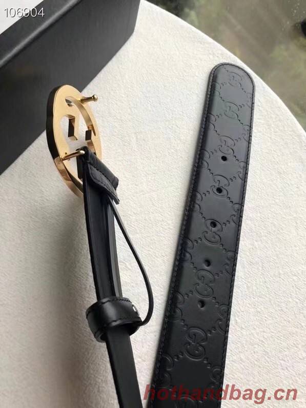 Gucci Reversible Signature leather belt 473031