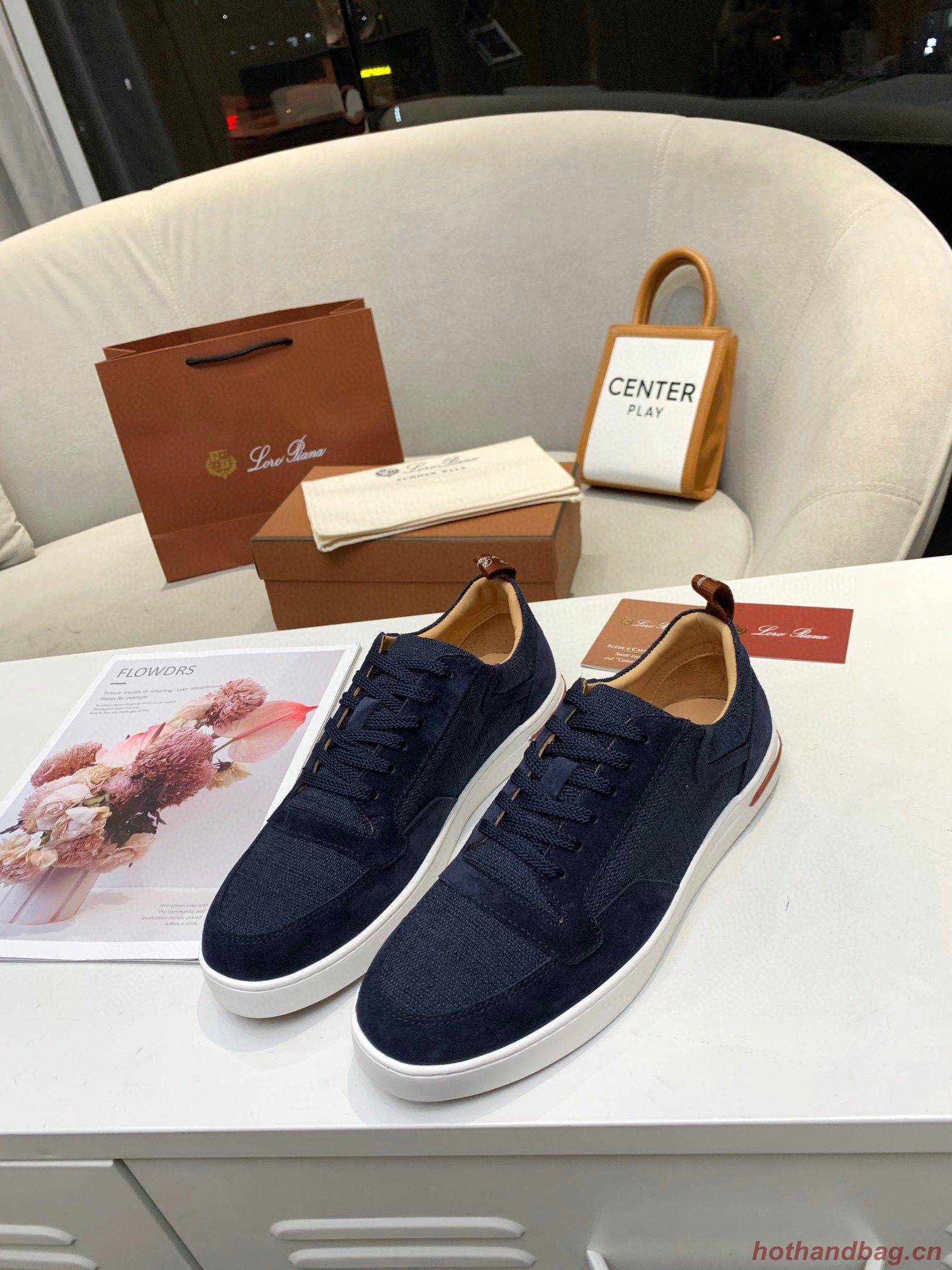 Loro Piana Shoes LP2359 Navy