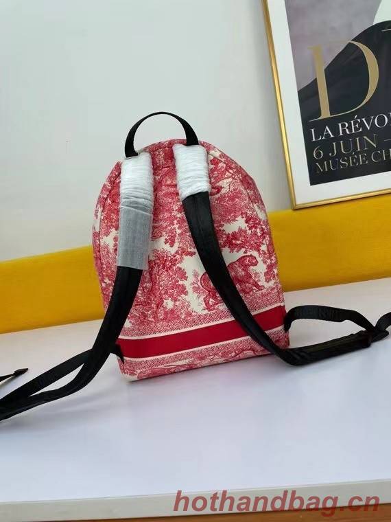 DIOR SMALL DIORTRAVEL BACKPACK M6108 red