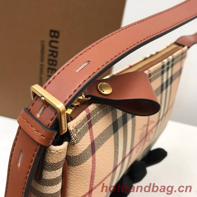 BurBerry Leather Shoulder Bag 80112 brown