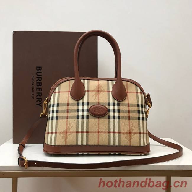 BurBerry Leather Shoulder Bag 81125 brown