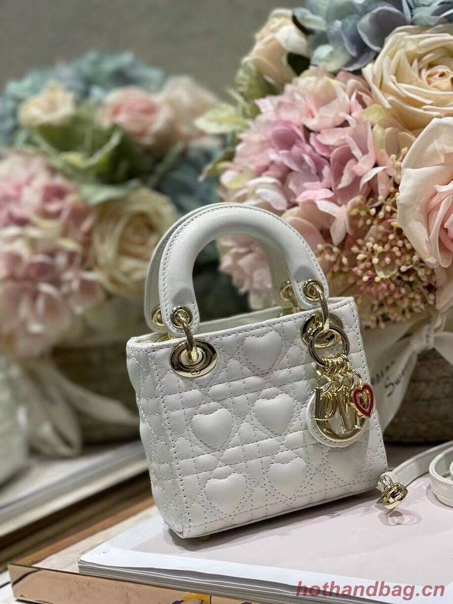 MICRO DIORAMOUR LADY DIOR BAG S0856ONG Latte Cannage