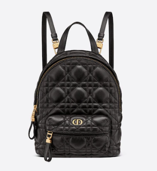 MINI DIOR BACKPACK Cannage Lambskin M9222 black