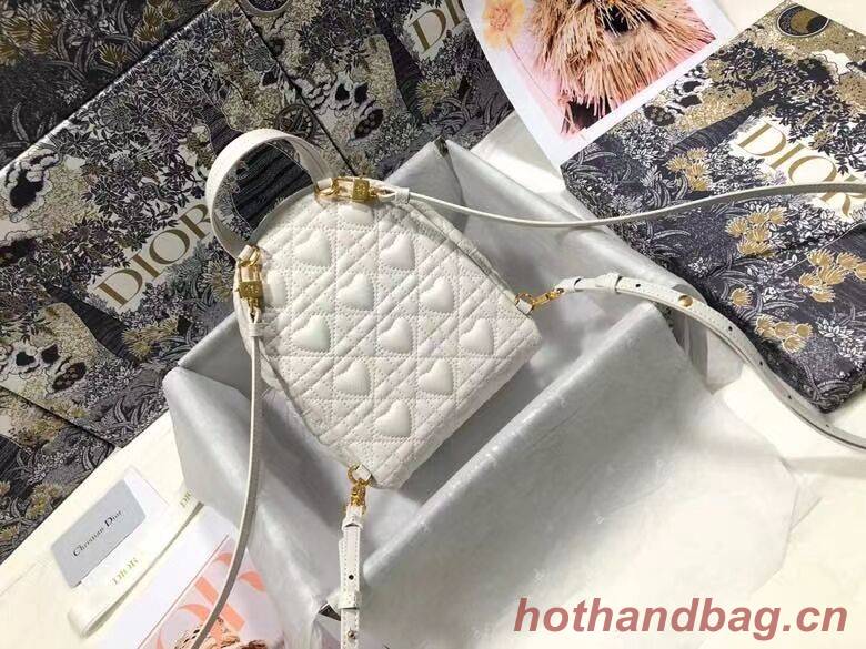 MINI DIOR BACKPACK Cannage Lambskin M9222 white