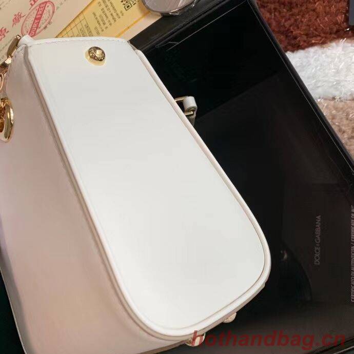 Dolce & Gabbana Origianl Leather Shoulder Bag 5158 white