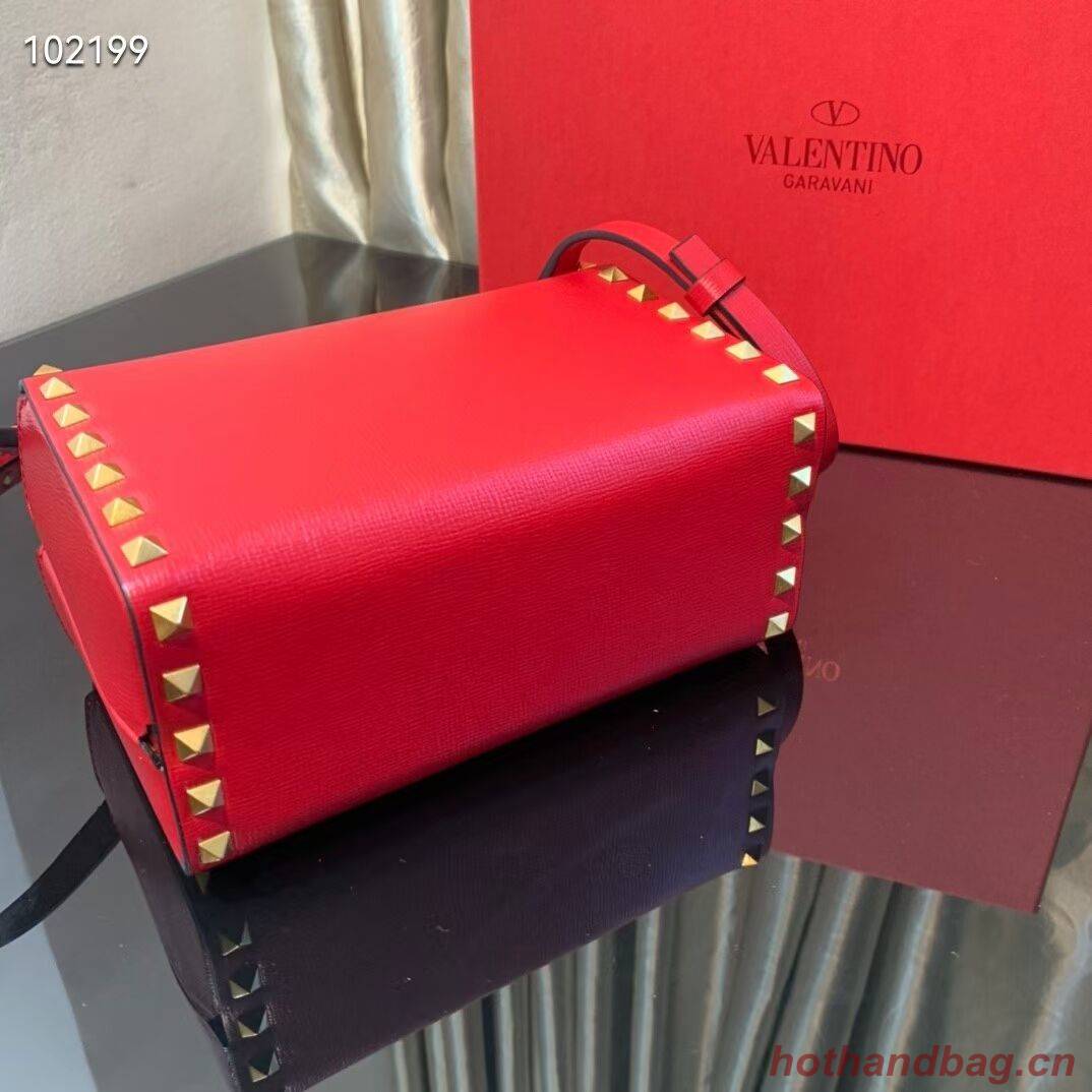 VALENTINO Origianl leather shoulder bag V4273 red