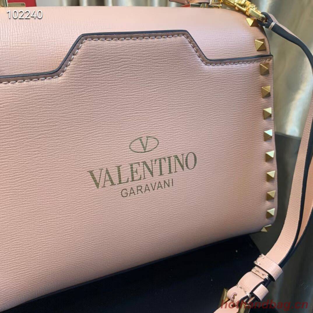 VALENTINO Origianl leather tote bag V4071A pink