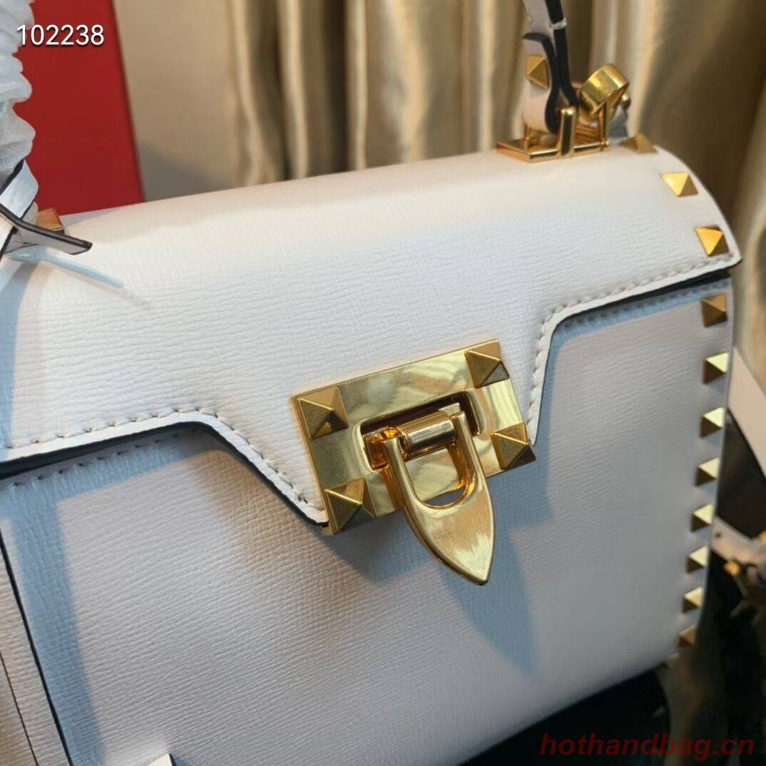 VALENTINO Origianl leather tote bag V4071A white