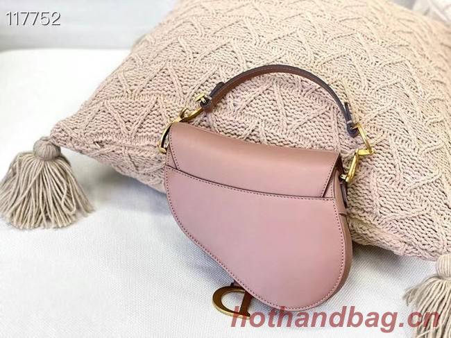 DIOR SMALL SADDLE BAG Calfskin M0445CW pink