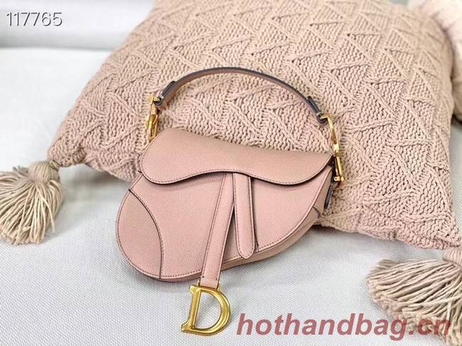 Dior SMALL SADDLE-TAS VAN KALFSLEER M0445CW  PINK