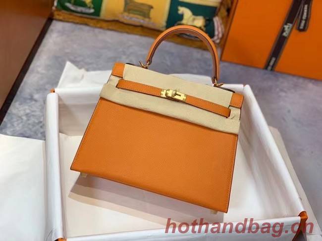 Hermes Original Epsom Leather KEL2578 orange