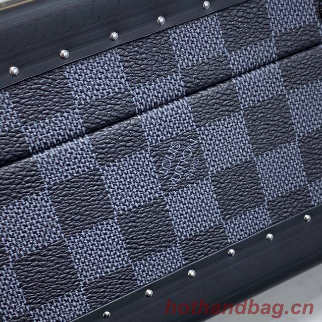 Louis Vuitton Damier Graphite canvas 8 WATCH CASE M47641 blue