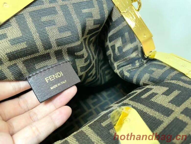 FENDI FIRST MEDIUM leather bag 8BP127AB black