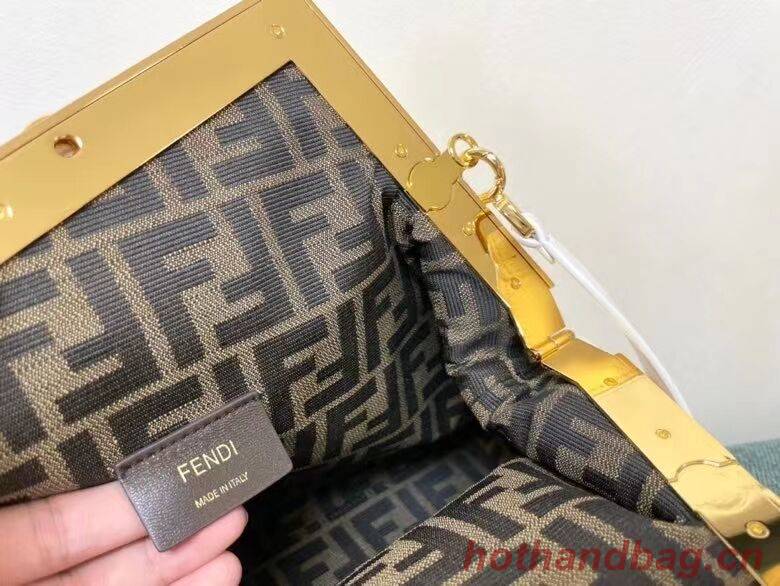 FENDI FIRST MEDIUM leather bag 8BP127AB white