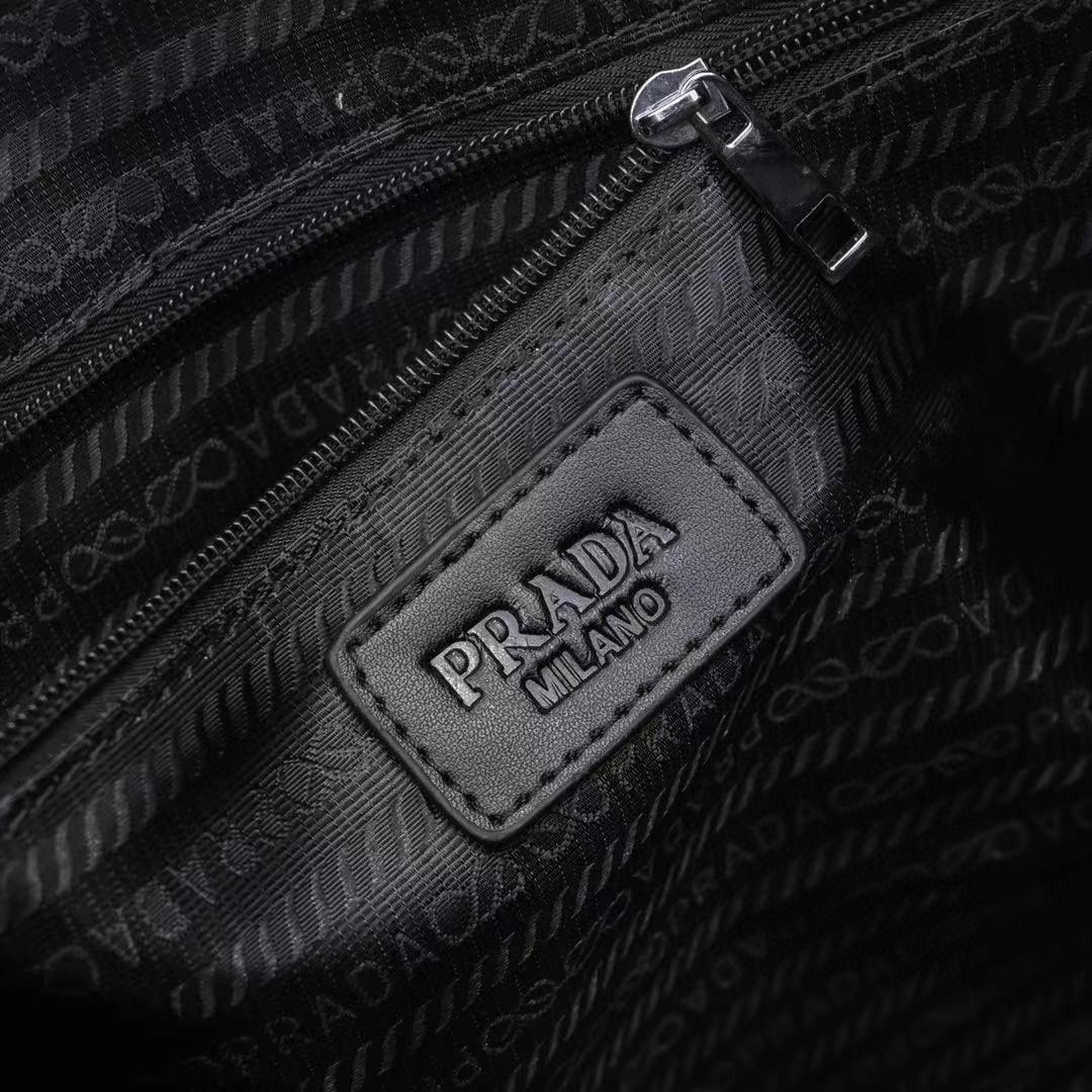 Prada Saffiano Leather Briefcase Bag 1BA238 Black