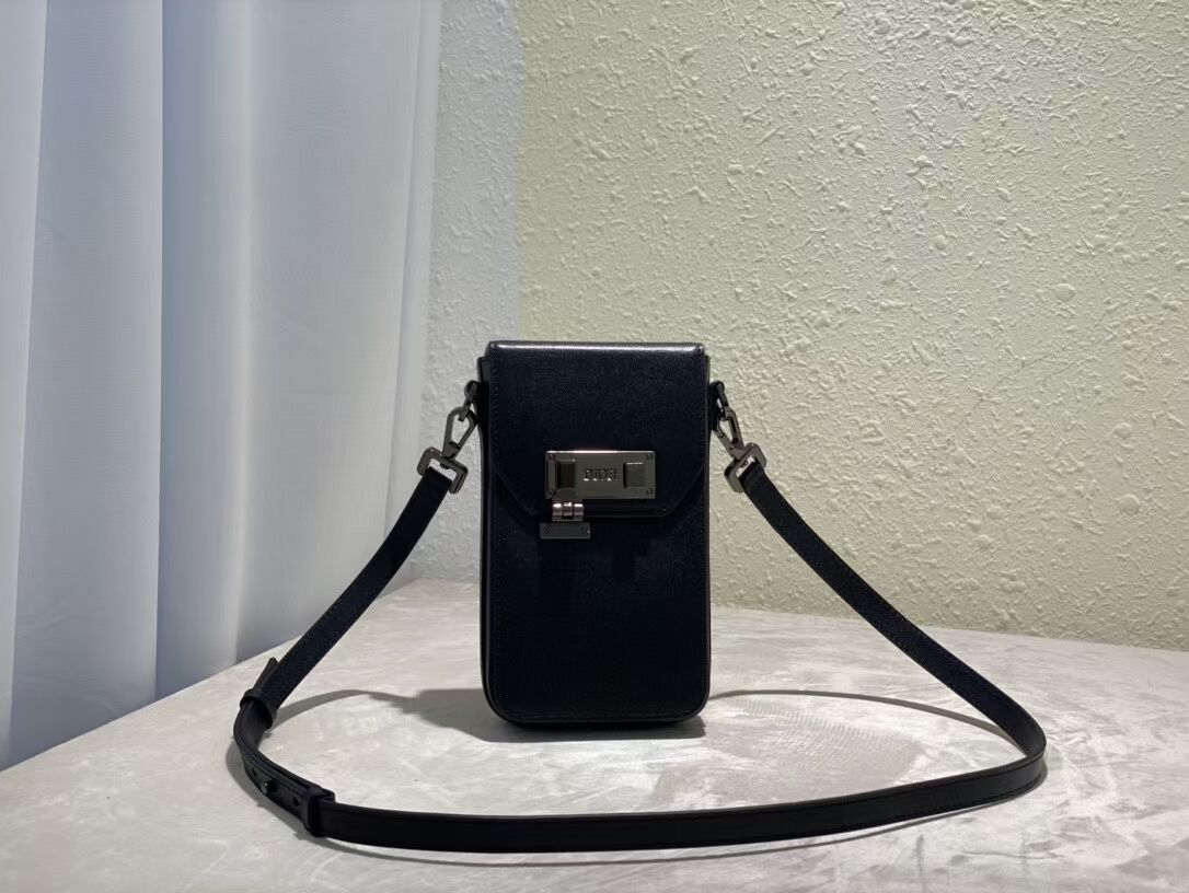 DIOR MINI BOBBY BAGBlack cowhide C0977A