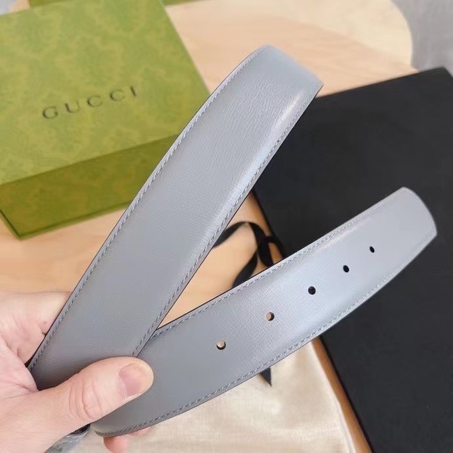 Gucci BELT Raspberry Smooth Calfskin 40 MM B0114UM GRAY	