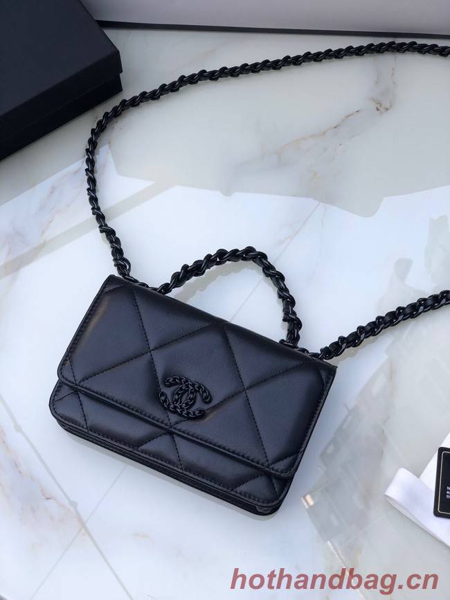 Chanel Flap Shoulder Bag mini Original leather AS0957 black