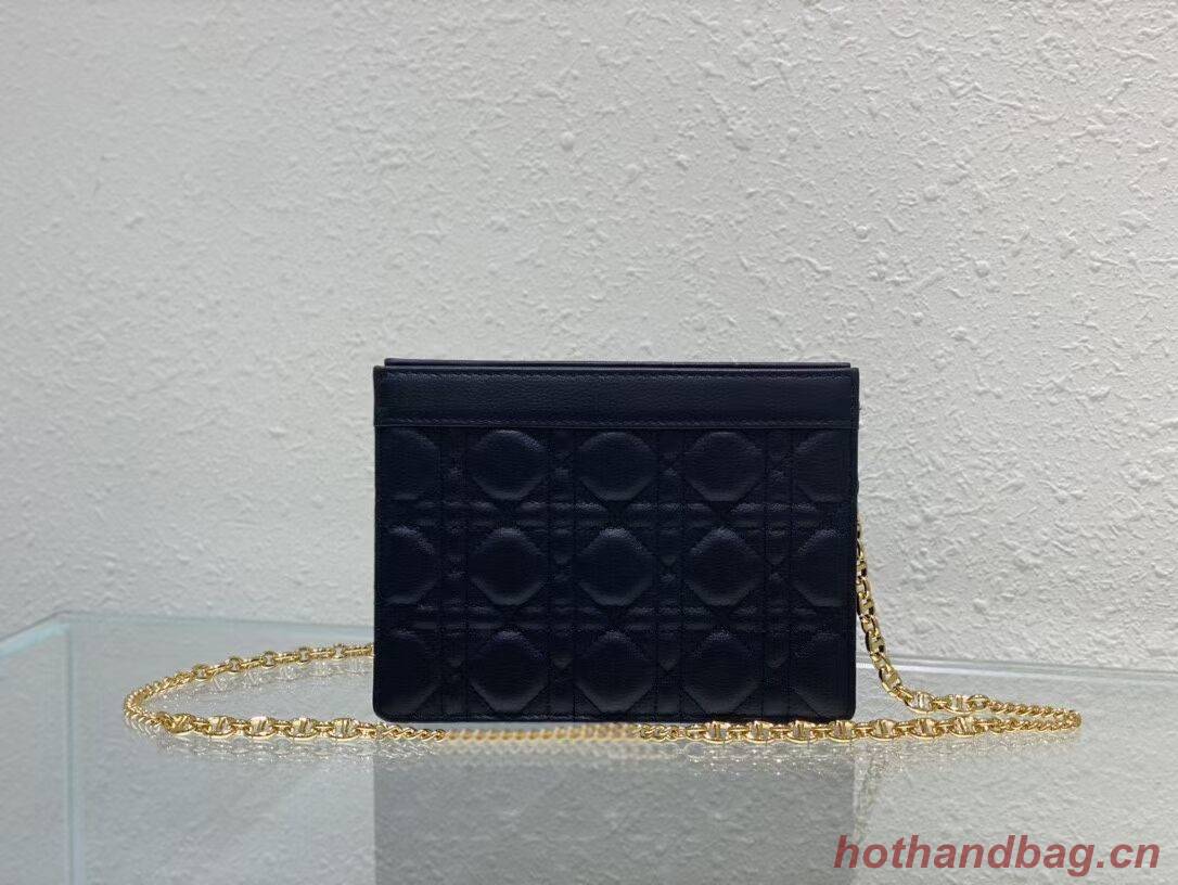 DIOR MINI BOBBY BAG Gradient Cannage Lambskin C4106 black