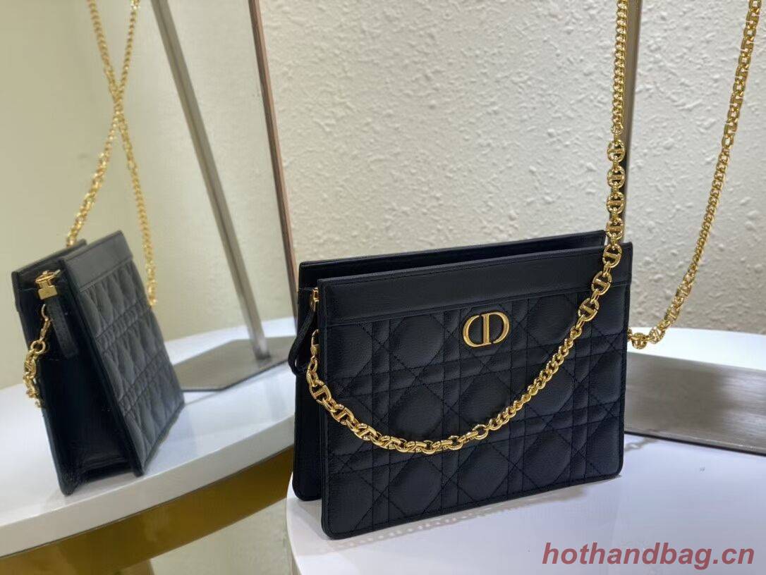 DIOR MINI BOBBY BAG Gradient Cannage Lambskin C4106 black