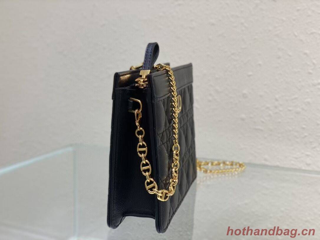 DIOR MINI BOBBY BAG Gradient Cannage Lambskin C4106 black