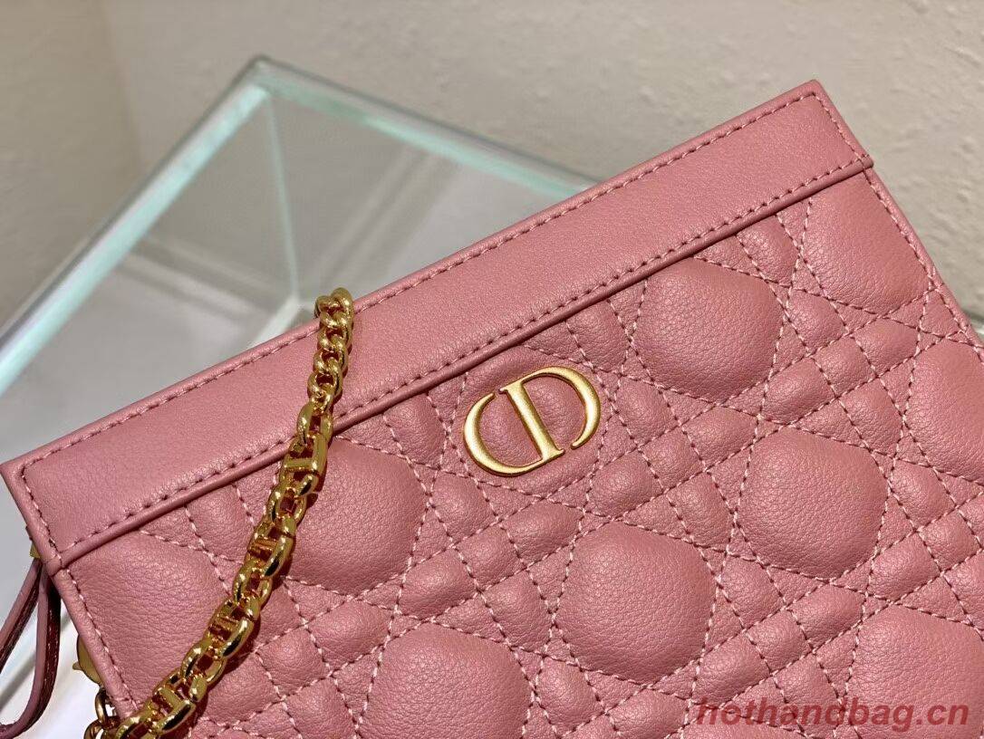 DIOR MINI BOBBY BAG Gradient Cannage Lambskin C4106 pink